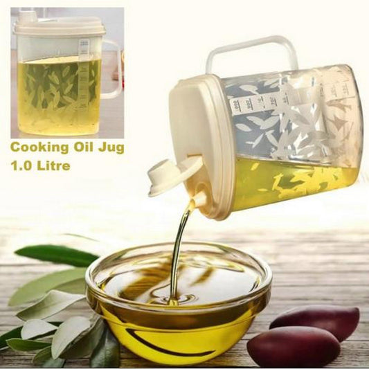 ARONI 1-LITRE KITCHEN PLASTIC OIL JUG - Duvera