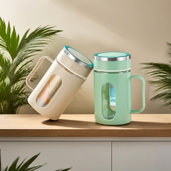 Elegant Double Layer Glass Mug 500ML