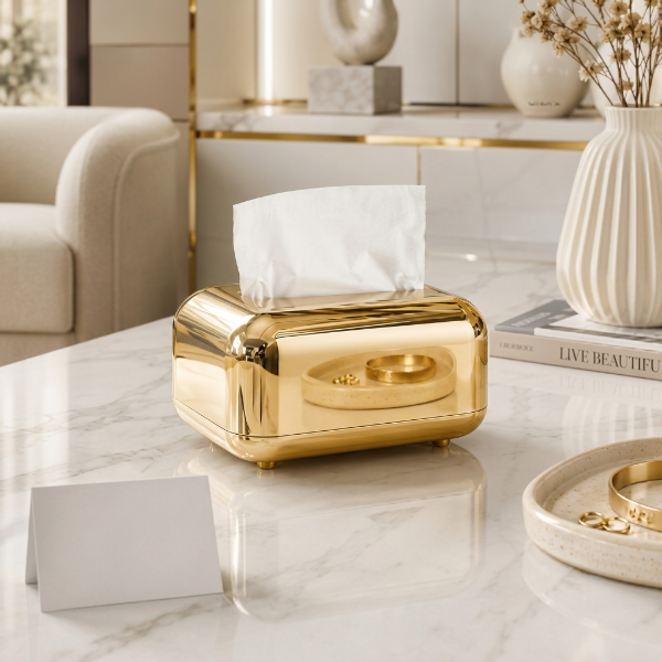 Luxury Royal Metallic Tissue Box