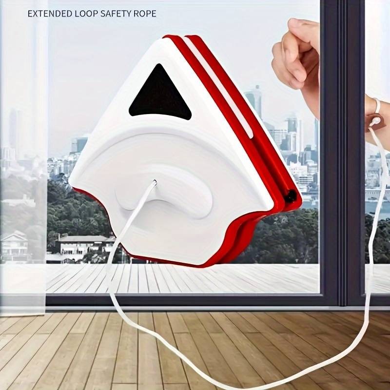 Double-Sided Magnetic Glass Cleaner Brush Wiper