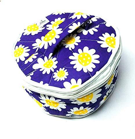 Cotton Centered Zip Roti Box - Duvera