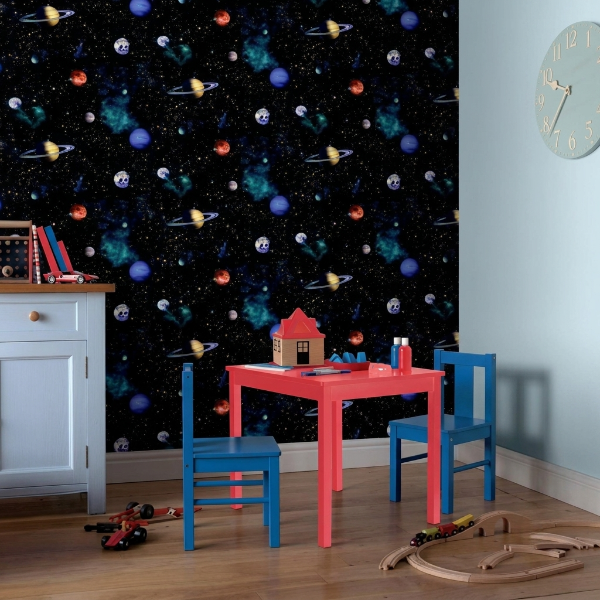 Self Adhesive Universe Galaxy Marble Sheet