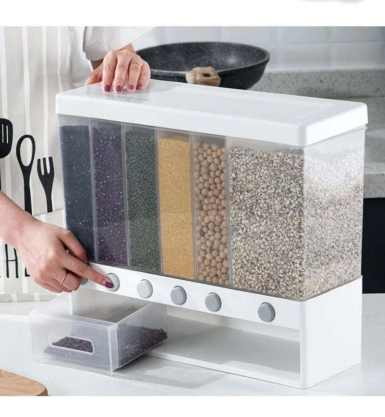Wall Mounted Cereal & Rice  Dispenser