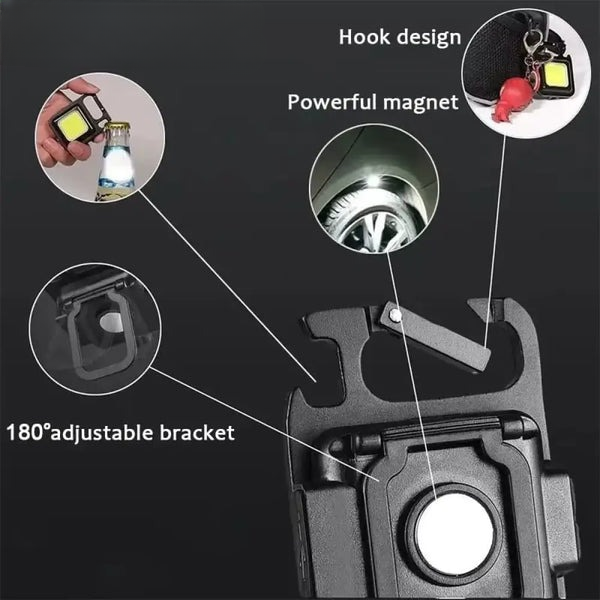 Mini COB Flashlight – High Lumen Pocket-Sized Torch