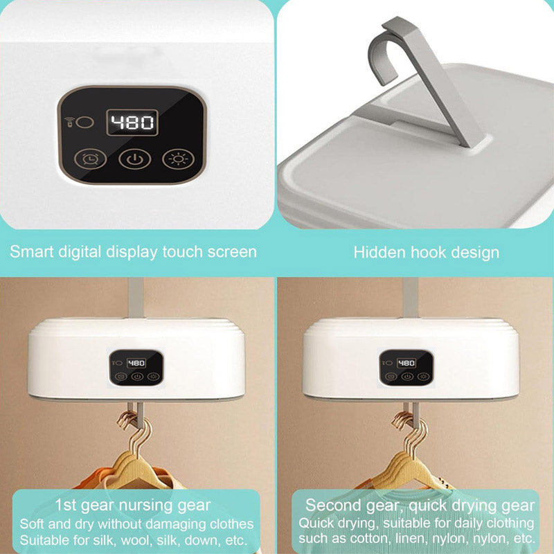 Wall-Mounted Foldable Clothes Drying Machine