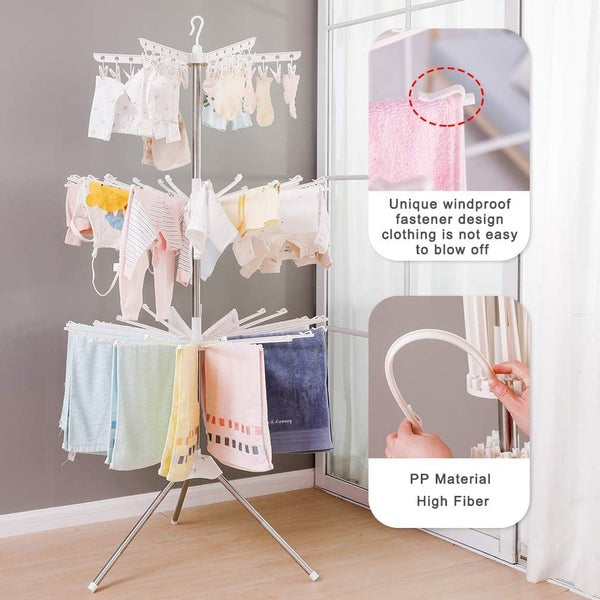3-Tier Laundry Clothes Drying Rack