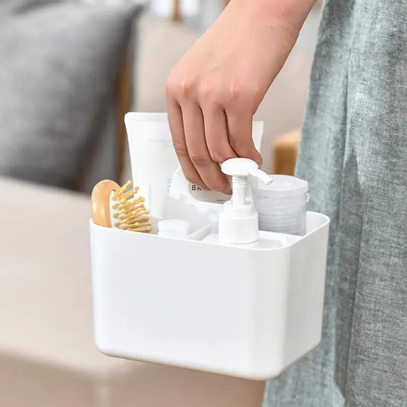 3 Compartment Makeup Organizer with Handle
