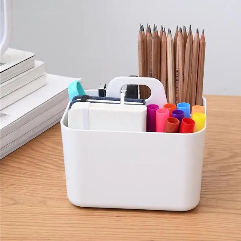 3 Compartment Makeup Organizer with Handle