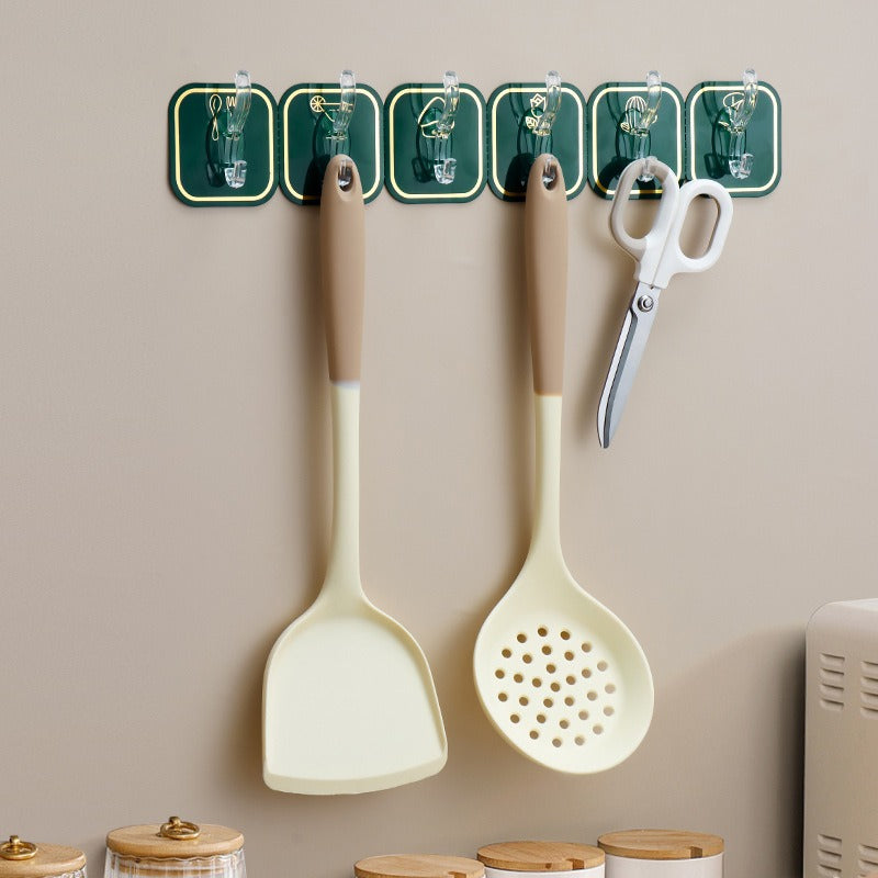 Acrylic Waterproof Self Adhesive 6 Hooks Strip