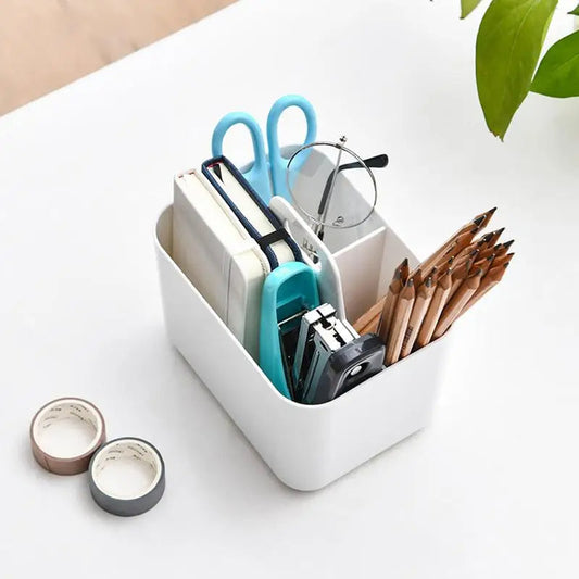 3 Compartment Makeup Organizer with Handle