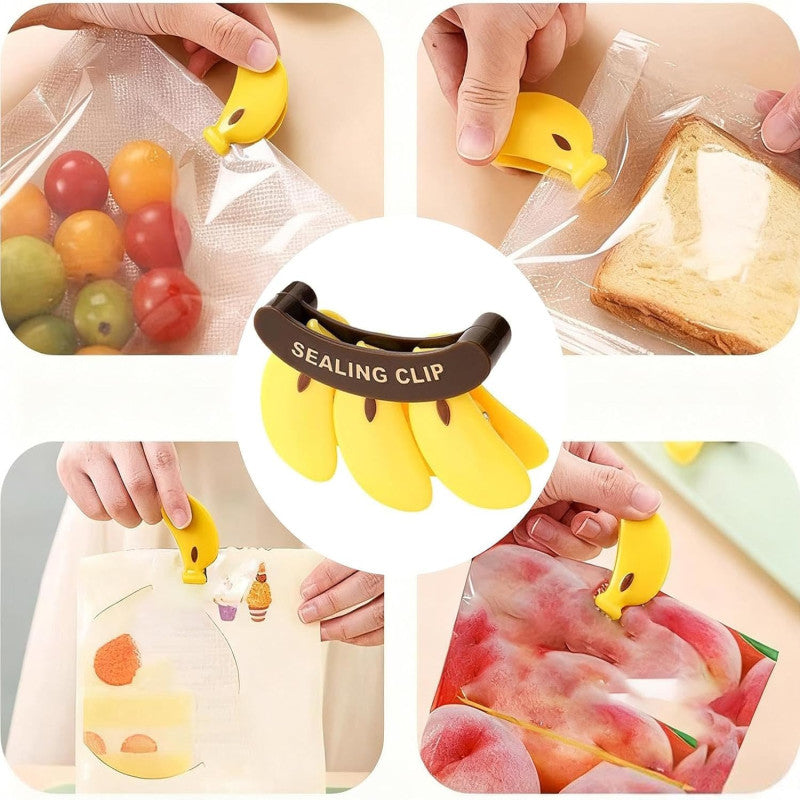 Banana Magnetic Bag Sealing Clip