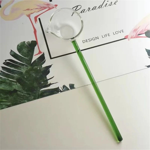 Long Stick Glass Spoon