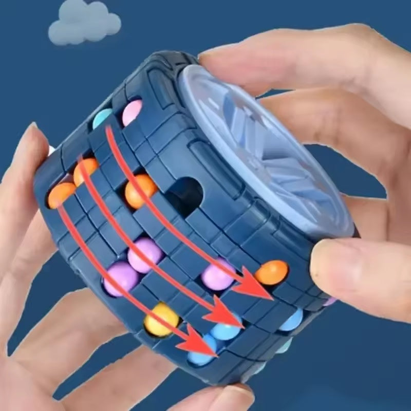2 in 1 Magic Wheel Spinning Puzzle