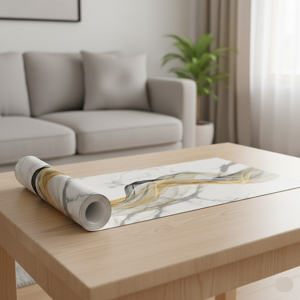 Self Adhesive Foamic Marble Sheet (120x40 Inches)