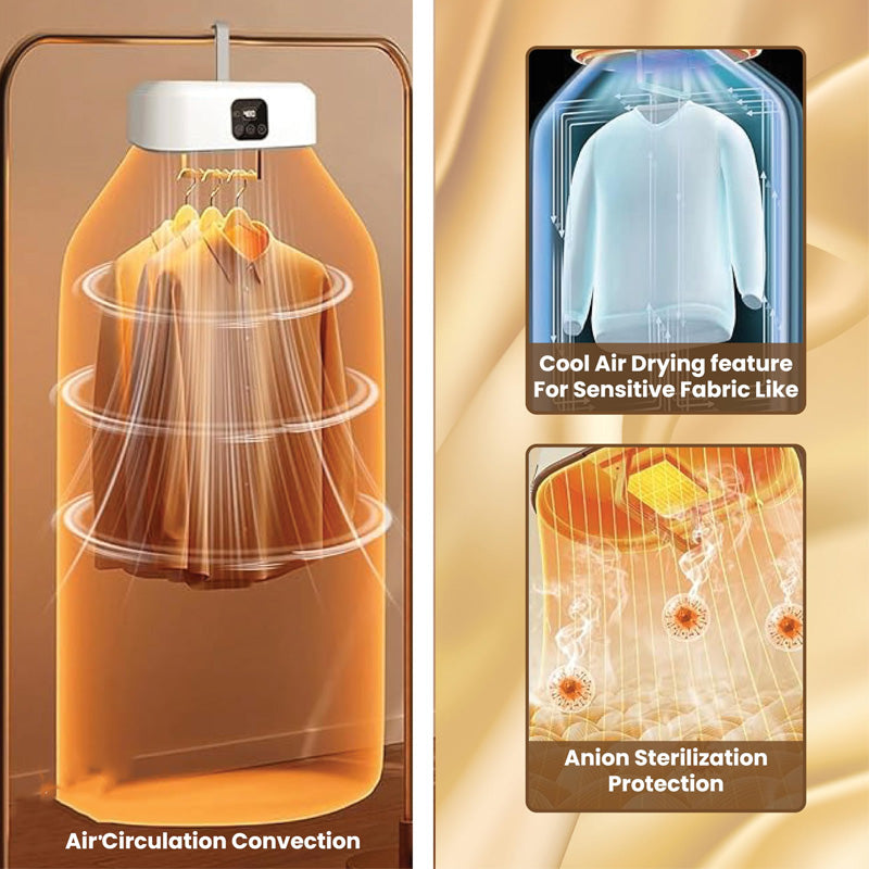 Wall-Mounted Foldable Clothes Drying Machine