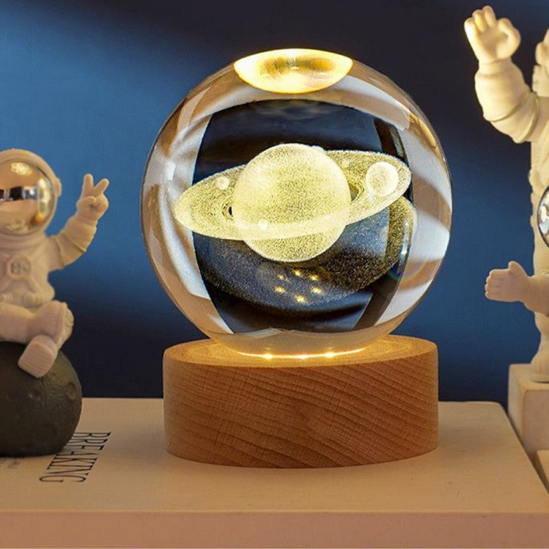3D Crystal Ball Night Lamp