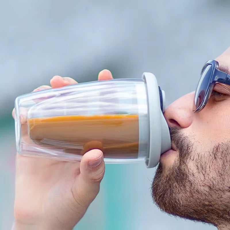 Double Wall Glass Cup With Silicone Lid