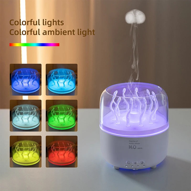 Rotating Jellyfish Aroma Diffuser Humidifier