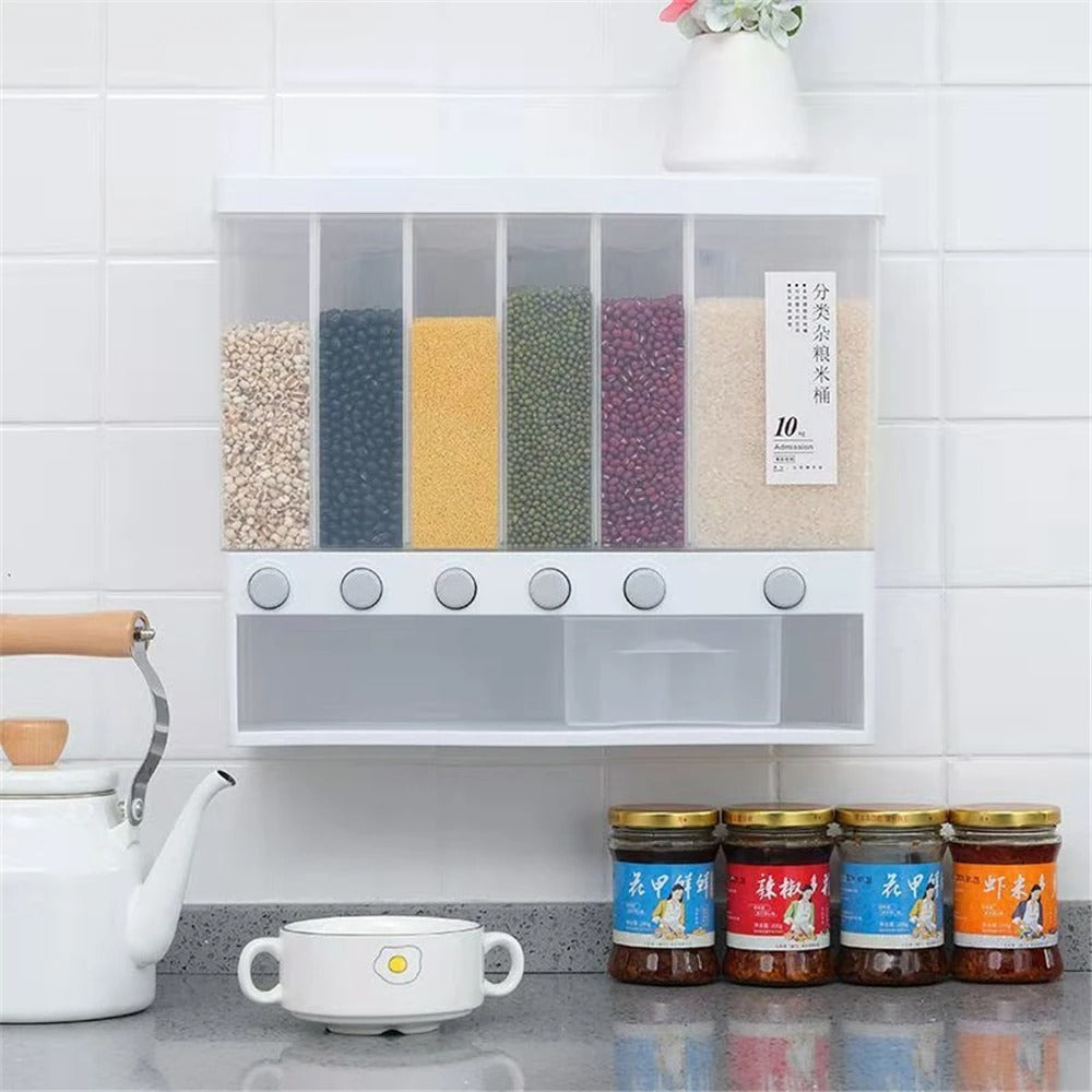 Wall Mounted Cereal & Rice  Dispenser