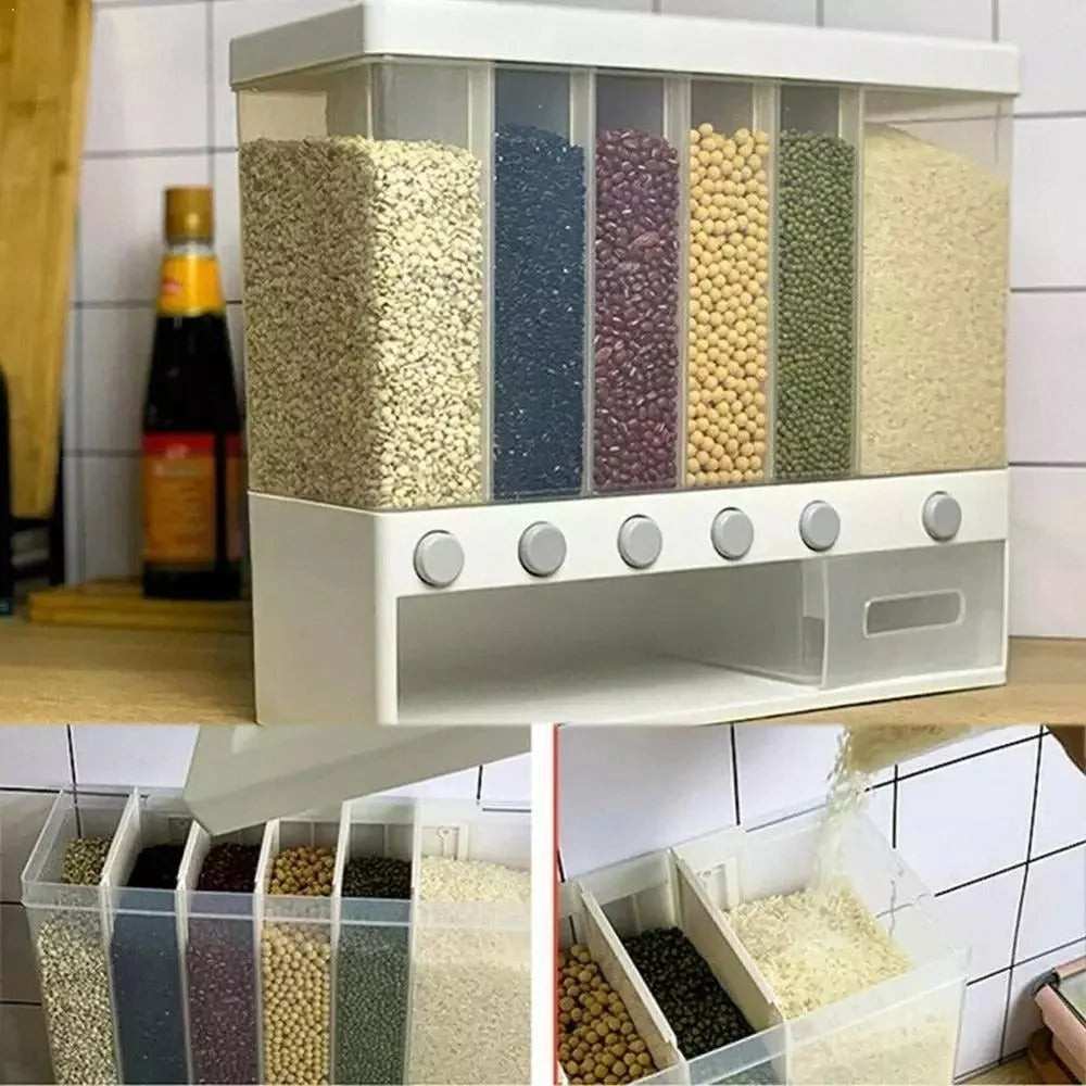 Wall Mounted Cereal & Rice  Dispenser