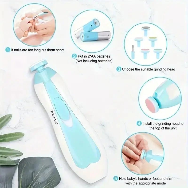 Electric Baby Nail Clipper Set