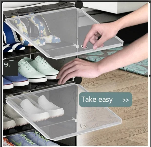 12 Cube Dustproof Storage Shelf