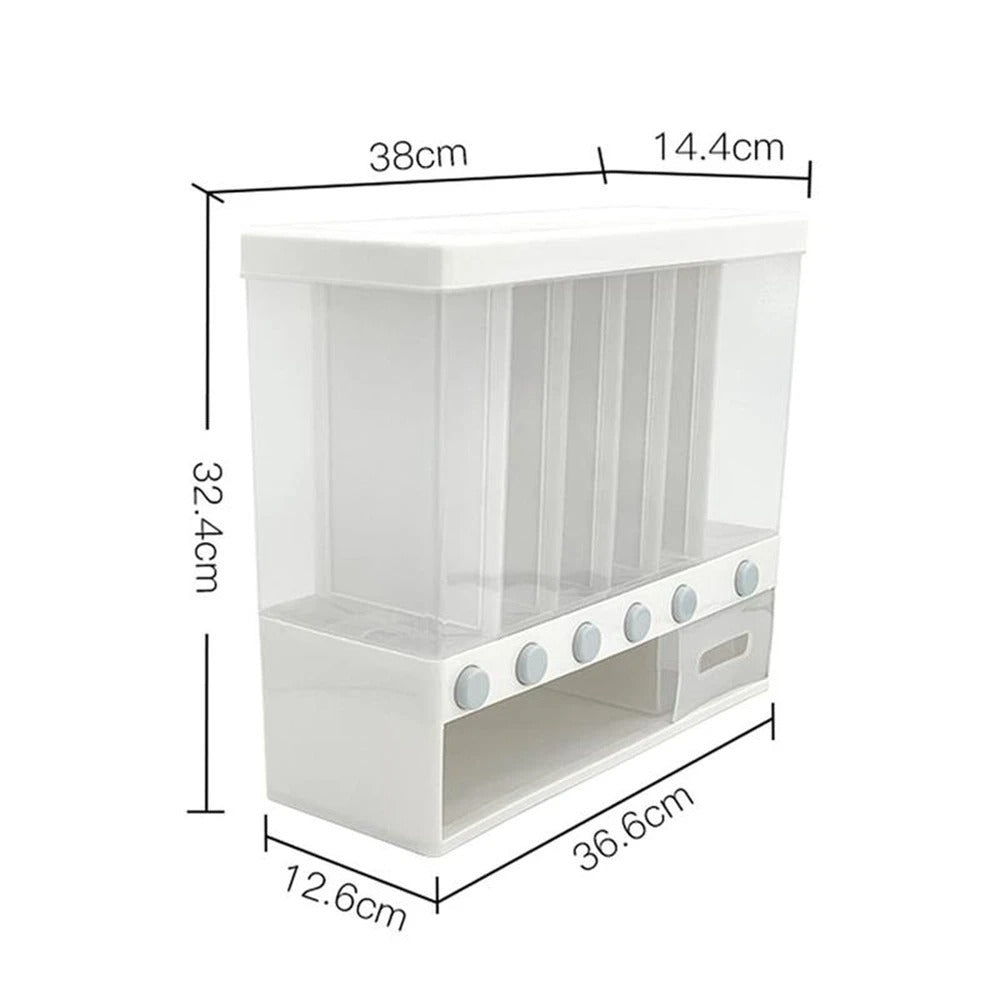 Wall Mounted Cereal & Rice  Dispenser