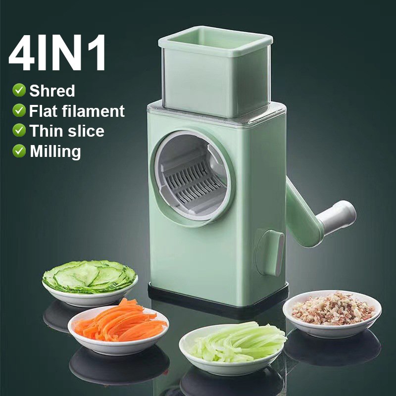 Multi-function Hand Rotary Vegetable Cutter. - Duvera