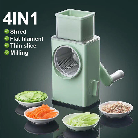 Multi-function Hand Rotary Vegetable Cutter. - Duvera