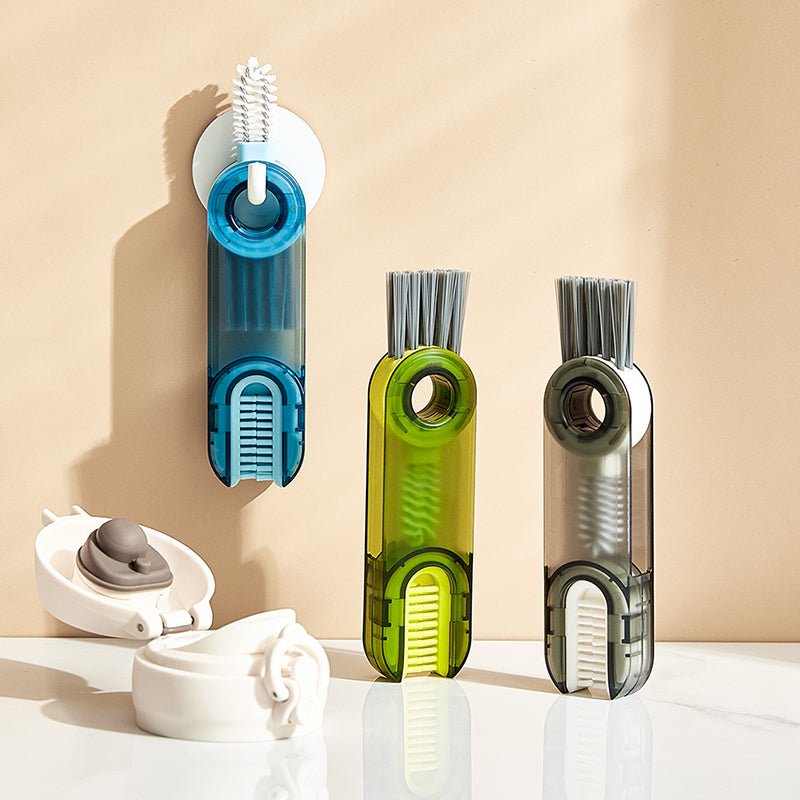 Multi-functional Triple Cup Cleaning Brush - Duvera