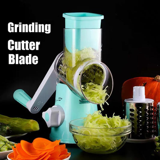 Multifunctional Manual Vegetable Drum Chopper. - Duvera