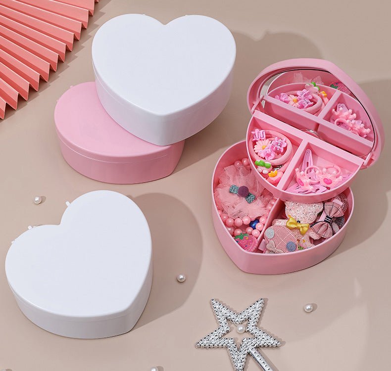New Heart Shape Jewelry Storage Box. - Duvera