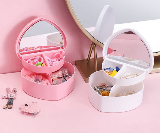 New Heart Shape Jewelry Storage Box. - Duvera