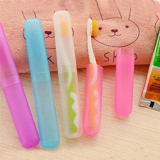 Pack of 2 Travel Hiking Camping Toothbrush Protect Holder. - Duvera