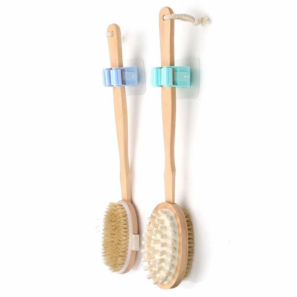 Pack Of 3 - Wall Mounted Mop, Brush & Broom Holder - Duvera