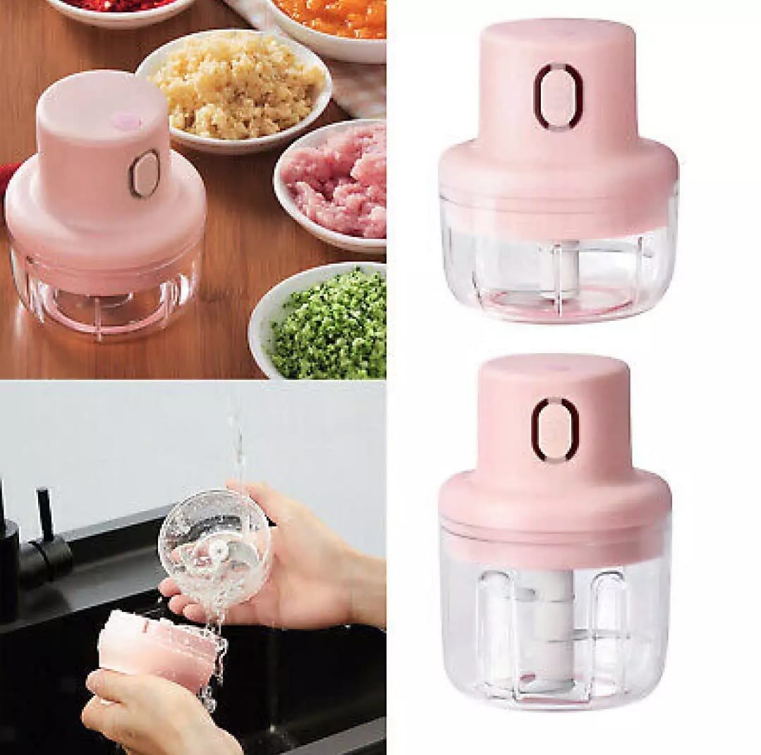 Re-chargeable Intelligent Electric Garlic Machine Garlic Cutter. - Duvera