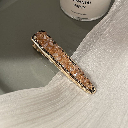 Rhinestone Shiny Hair Clip - Duvera