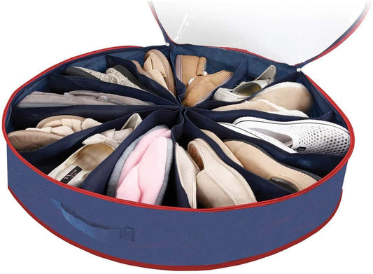 Round Shaped Shoes Organizer for 12 Pairs - Duvera