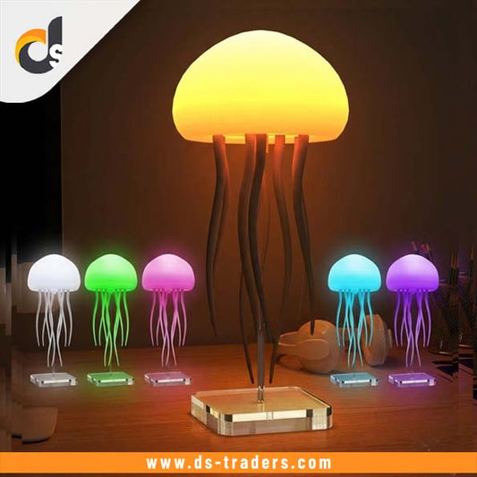 Rechargeable LED Jellyfish Night Lamp