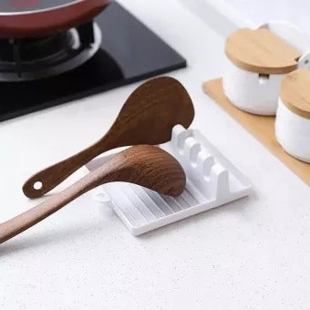 Spatula Spoon and Lid Holders with 4 Slots - Duvera