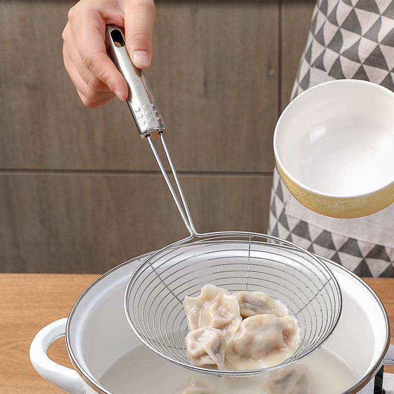 Stainless Steel Food Frying Strainer - Duvera