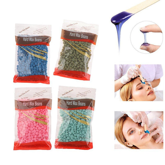 Wax Beans Depilatory Hot Film Wax Pellet Removing Unisex Hair Removal (100mg) - Duvera