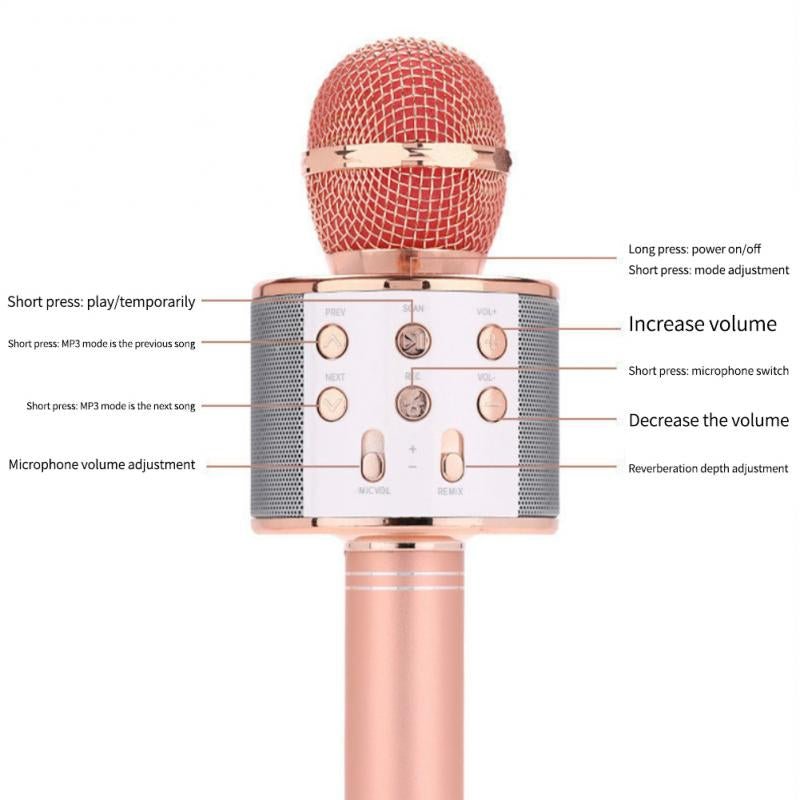 Wireless Microphone Hifi Speaker. - Duvera